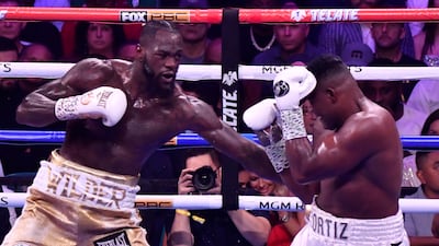 November 23, 2019: Wilder beat Luis Ortiz (CUB) by KO in Round 10. Wilder was made to work for his win again by the Cuban in their rematch. The champion went close to a first defeat in the seventh and the fight looked like it could go either way before a manic 10th when the referee stepped in after Ortiz had gone down for a third time. Getty