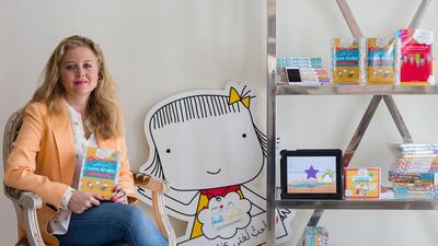 Lamia Tabbaa-Bibi, the founder of Little Thinking Minds, makes applications and physical products for kids under 7 years to help them learn Arabic. Duncan Chard for the National