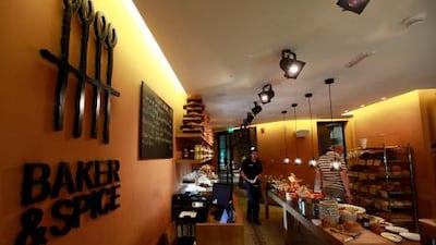 Dubai, United Arab Emirates- June 05, 2011: Bake & Spice Cafe in Dubai . ( Satish Kumar / The National ) For Arts & Life
