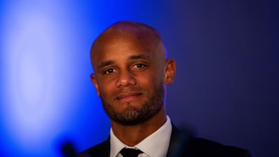 Vincent Kompany during the tribute dinner at the Savoy Hotel, London. PA