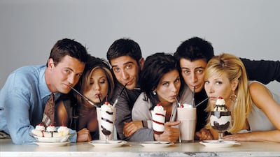 Hit sitcom 'Friends' has previously been criticised for its all-white lead cast. Getty Images