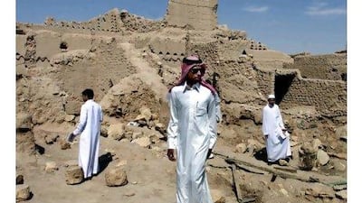 The ruins at Dir'iyyah. The kingdom is investing in infrastructure in an attempt to boost local tourism.