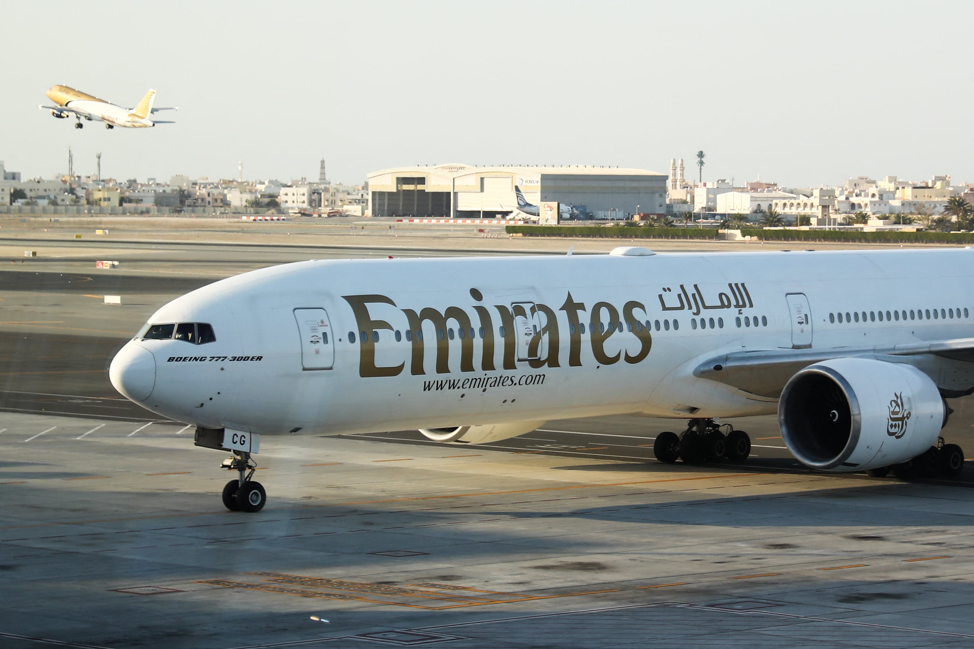 Emirates flights to Bahrain and Kuwait remain suspended as Etihad and Qatar Airways resume operations