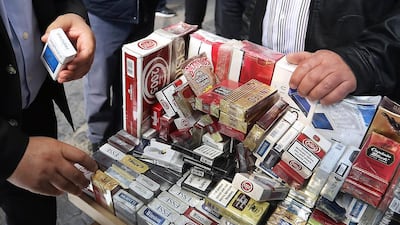 Cigarettes for sale in Istanbul, Turkey. Delores Johnson / The National