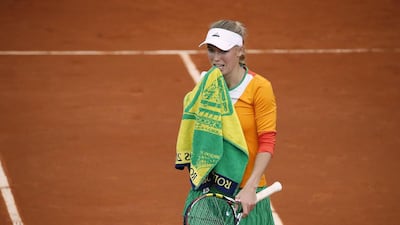 Days after her split with golfer Rory McIlroy, Caroline Wozniacki suffered another depressing moment as she lost out in the first round of the French Open for the first time since her debut in 2007. Patrick Kovarik / AFP
