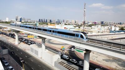 The Dubai Metro has served more than 830 million passengers since it was opened. Sarah Dea /The National