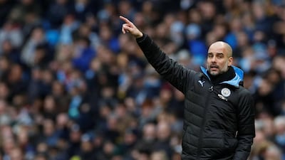 Manchester City manager Pep Guardiola. Reuters