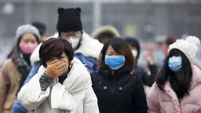 The Chinese capital called its first-ever red alert for pollution. Andy Wong / AP Photo