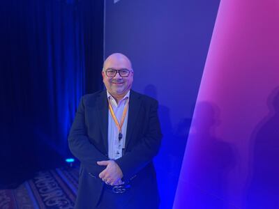 Yasser Alsaied, vice president and head of IoT at AWS. Photo: Alkesh Sharma / The National