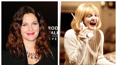 Drew Barrymore has gone viral for the TikTok trend in which older stars remind Gen Z who they are and what they've accomplished. AFP; Dimension Films