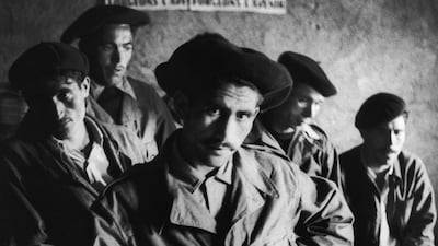 Harkis on a military operation in Algeria. Getty Images