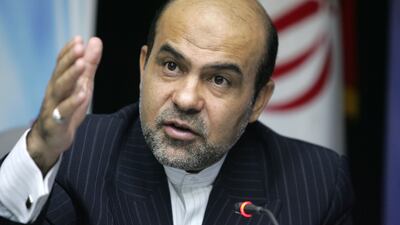 Ali Reza Akbari in Tehran, Iran., in 2008 Irna / AP