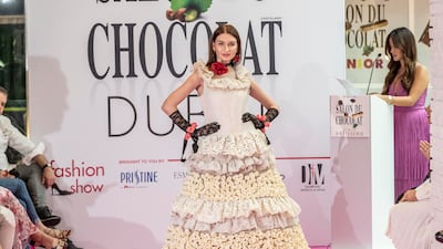 Frida Kahlo inspired this look, created by chef Abdellah Tougda and designed by Hamza Shah