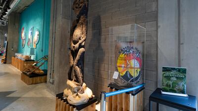 Interior of the Vanuatu Pavilion, Expo 2020 Dubai. David Koriako/Expo 2020 Dubai