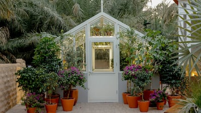 Loewe is running a perfume pop-up in Al Ain. Photo: Loewe