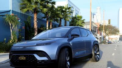 The Fisker Ocean SUV seeks the nearest plug in Las Vegas