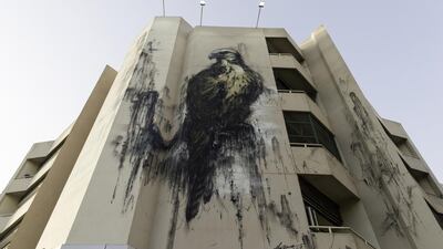 A mural on December 2 Street in Dubai. Christopher Pike / The National