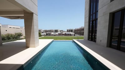 Hidd Al Saadiyat is located on a long thin spit of land at the far end of the capital’s cultural district Saadiyat Island. Pawan Singh / The National