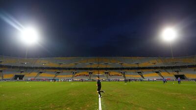 The cavernous but almost empty Borg El Arab Stadium can sit up to 70,000. Reuters