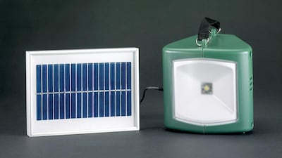 The solar lamp is cheap to make and cheap to buy. Courtesy British Museum