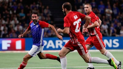 Robert Pires of the France 98 team in action. Thomas Samson / AFP