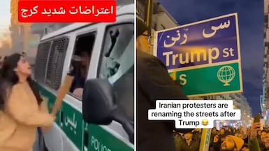 AI-generated fake videos of the Iran protests
