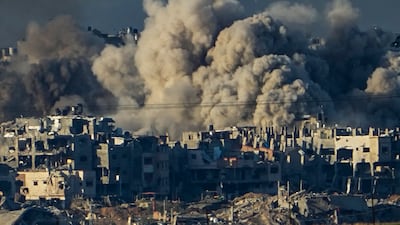 Sources said a 'tentative agreement' to pause fighting in Gaza for hostage and detainee swaps was clinched in a meeting on Wednesday in Egypt. AP