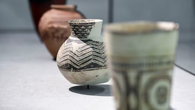 The vase dating back to 5500 BC was imported from Mesopotamia to Marawah Island.