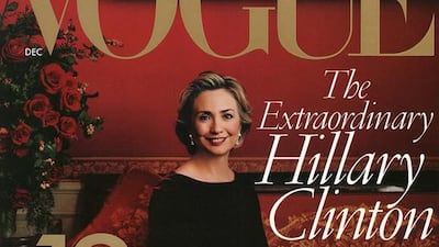Sally Hershberger’s styling choices for Hillary Clinton’s 2009 Vogue cover revamped the politician’s look. Courtesy Sally Hershberger