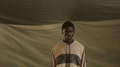 Another look from the Qasimi spring / summer 2021 show. Courtesy Qasimi