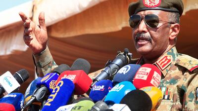 Gen Abdel Fattah Al Burhan has repeated his promise that he has “absolutely” no wish to rule Sudan . AFP