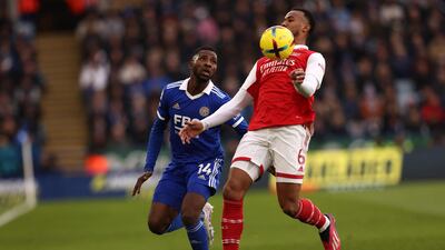 Kelechi Iheanacho - 5. Isolated when he did get a chance to attack, with Leicester not committing many players forward in the first half. Eventually replaced by Vardy. AFP