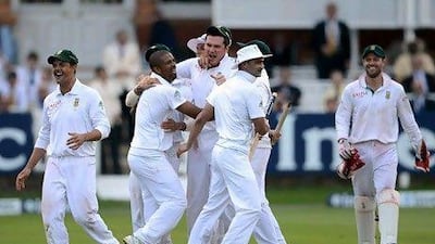 Cooler heads prevailed as South Africa narrowly beat England in the final Test at Lord's to clinch the series and become world No 1. Gareth Copley / Getty Images