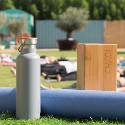 Buys from yoga brand Rumi have brought a little happiness to one member of 'The National' team. Instagram / rumiearth