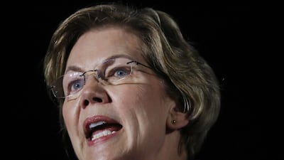 MONTEREY PARK, CALIFORNIA - MARCH 02: Democratic presidential candidate Sen. Elizabeth Warren (D-MA) delivers a campaign speech at East Los Angeles College on March 2, 2020 in Monterey Park, California. California is one of 14 states participating in the Super Tuesday vote on March 3. Mario Tama/Getty Images/AFP == FOR NEWSPAPERS, INTERNET, TELCOS & TELEVISION USE ONLY ==