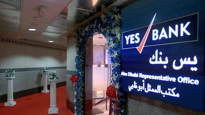 Yes Bank’s new representative office in Abu Dhabi was inaugurated yesterday, April 26. Ravindranath K / The National