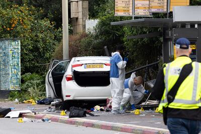 Police say three cars were used in the attack. EPA