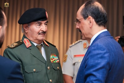 Military leader Khalifa Haftar runs a rival Libyan government to the UN-backed administration in Tripoli. Photo: Libyan National Army