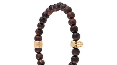 Skull beaded bracelet, Dh466, Northskull at Farfetch. Courtesy Farfetch