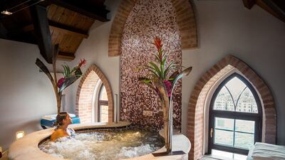 Soaking in the view from the Hilton Molino Stucky Venice. Photo: Hilton Molino Stucky Venice