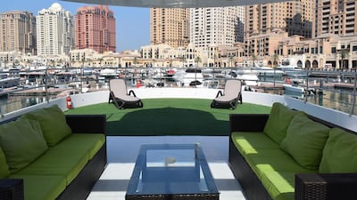 A harbour view from the Royal Residence in Doha