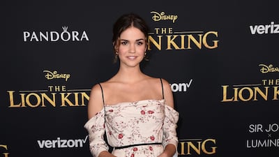 Maia Mitchell arrives for the world premiere of Disney's 'The Lion King' at the Dolby Theatre on July 9, 2019. AP