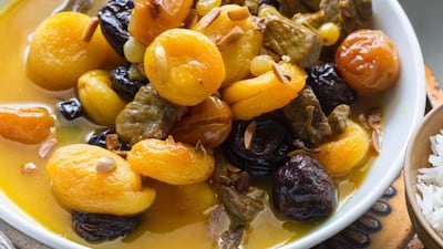 Raghad Al Safi’s margat hamidh helou – sweet and sour stew. Courtesy The Iraqi Table