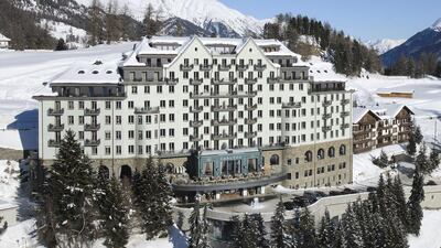 The Carlton Hotel St. Moritz. Courtesy The Tschuggen Hotel Group