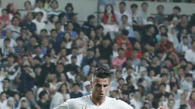 Joao Cancelo is excited to have joined Manchester City. EPA