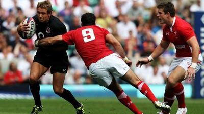 Jonny Wilkinson was man of the match for England.