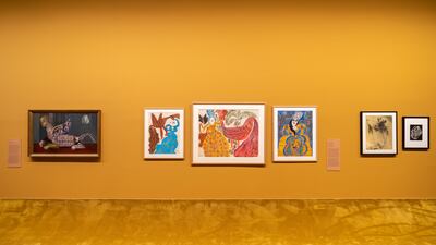 The Milk of Dreams had several 'capsule' shows. One of the best explored the work of female surrealists, or women whose work can be considered in line with Surrealism, such as the Algerian artist Baya Mahieddine. Photo: Marco Cappelletti