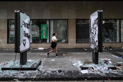 Protests in France have been partly fuelled by the energy crisis. AFP