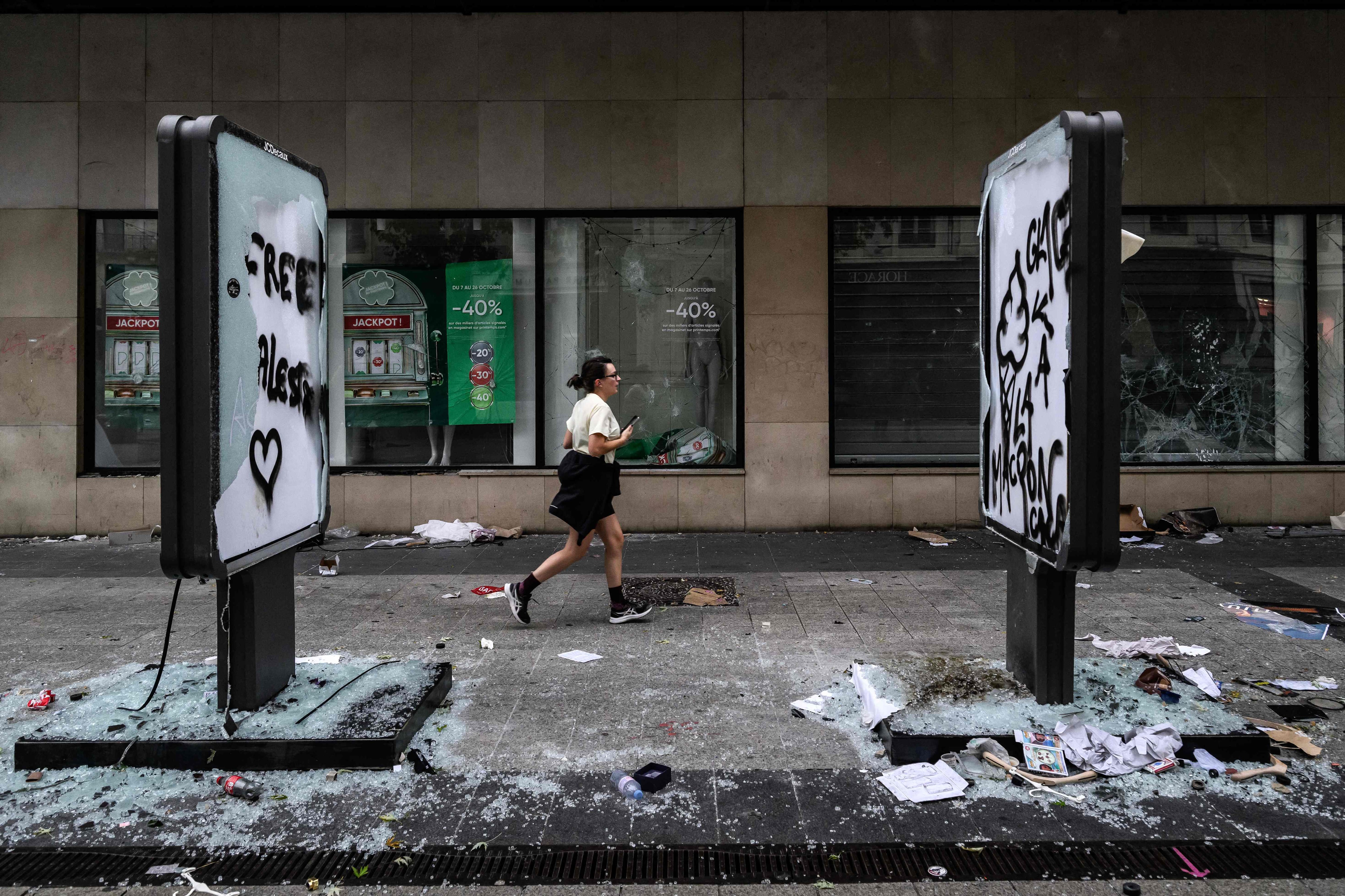 Protests in France have been partly fuelled by the energy crisis. AFP
