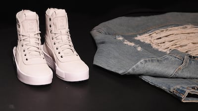 The trainers from the Puma x XO Parallel collection are crafted from Italian nubuck leather. Courtesy Puma